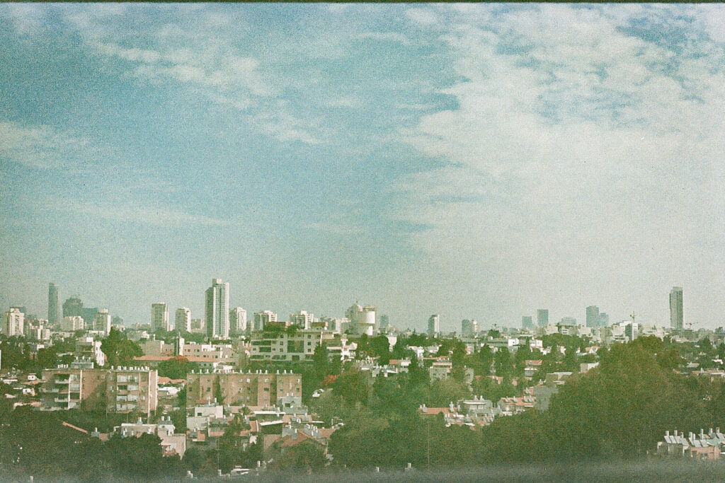 picture taken with a film camera